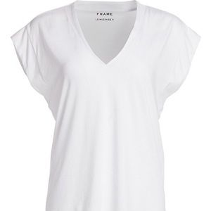 Frame Le Mid Rise V-Neck Tee